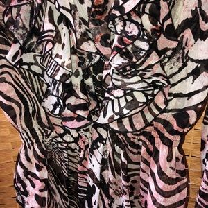 BISOU BISOU Elegant Blouse w ruffles